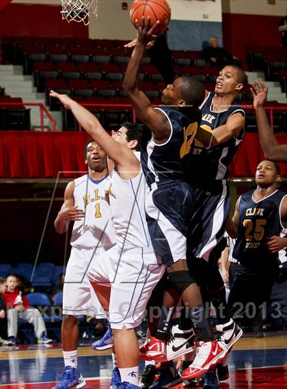 Thumbnail 3 in Clark Academy vs Martin Luther King, Jr. (Section 1 Class D Semifinal) photogallery.