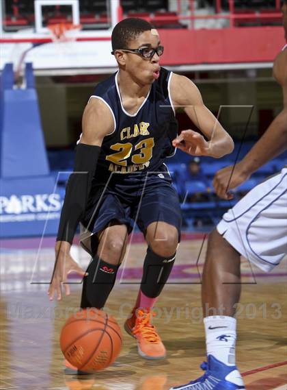 Thumbnail 2 in Clark Academy vs Martin Luther King, Jr. (Section 1 Class D Semifinal) photogallery.