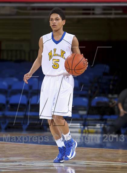 Thumbnail 3 in Clark Academy vs Martin Luther King, Jr. (Section 1 Class D Semifinal) photogallery.