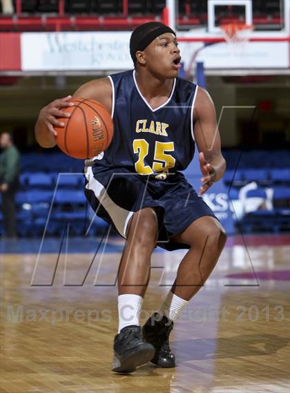 Thumbnail 2 in Clark Academy vs Martin Luther King, Jr. (Section 1 Class D Semifinal) photogallery.