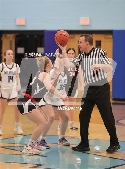 Thumbnail 2 in Bucktail vs Millville (PIAA District 4 Class A Quarterfinal) photogallery.