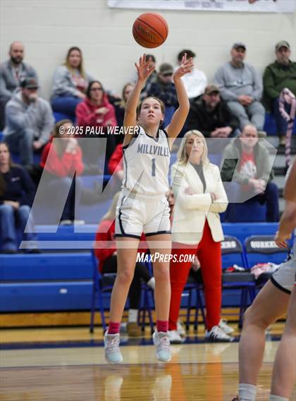 Thumbnail 3 in Bucktail vs Millville (PIAA District 4 Class A Quarterfinal) photogallery.