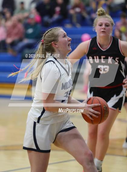 Thumbnail 1 in Bucktail vs Millville (PIAA District 4 Class A Quarterfinal) photogallery.