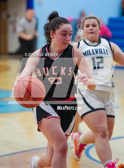 Thumbnail 1 in Bucktail vs Millville (PIAA District 4 Class A Quarterfinal) photogallery.