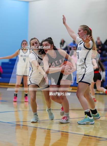 Thumbnail 3 in Bucktail vs Millville (PIAA District 4 Class A Quarterfinal) photogallery.