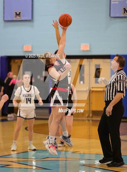 Thumbnail 3 in Bucktail vs Millville (PIAA District 4 Class A Quarterfinal) photogallery.