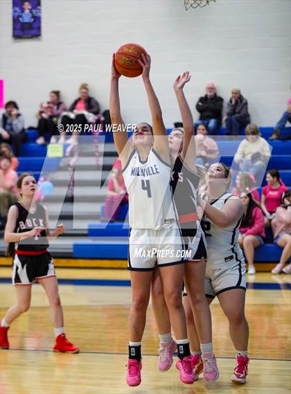 Thumbnail 3 in Bucktail vs Millville (PIAA District 4 Class A Quarterfinal) photogallery.