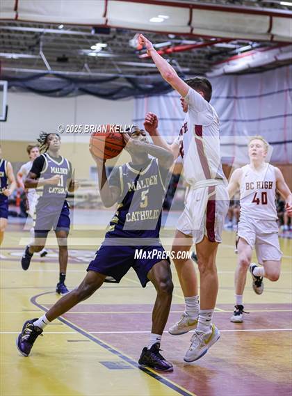 Thumbnail 1 in Malden Catholic @ Boston College High photogallery.