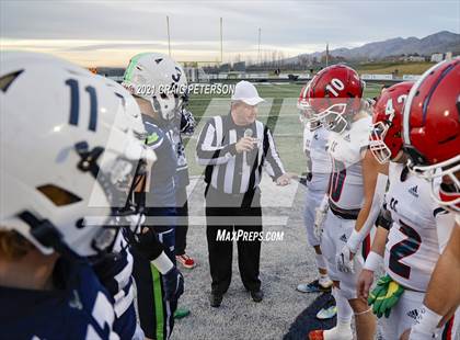 Thumbnail 1 in Crimson Cliffs @ Ridgeline (UHSAA 4A Semifinal Playoff) photogallery.