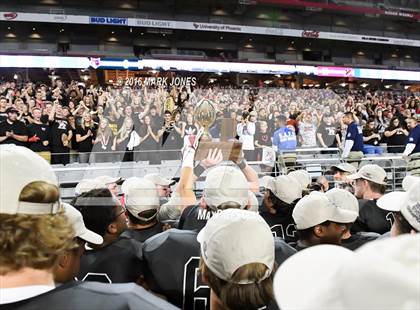 Thumbnail 1 in Williams Field vs. Centennial (AIA 5A Final Awards Photos) photogallery.