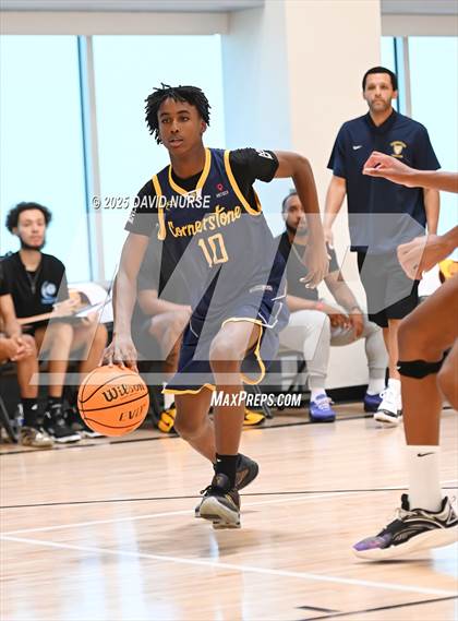 Thumbnail 2 in Campbell Hall v Cornerstone Christian (Cali Live Tournament) photogallery.