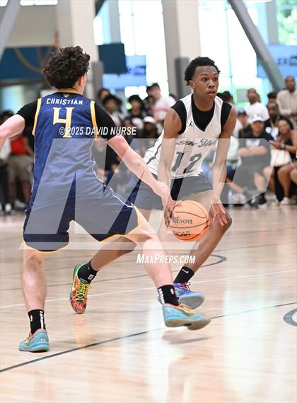 Thumbnail 2 in Campbell Hall v Cornerstone Christian (Cali Live Tournament) photogallery.