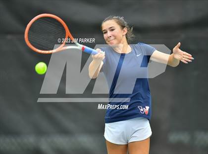 Thumbnail 2 in UIL 4A Girls Team Tennis Semifinals photogallery.