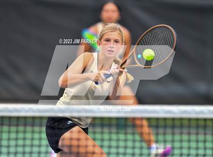 Thumbnail 3 in UIL 4A Girls Team Tennis Semifinals photogallery.