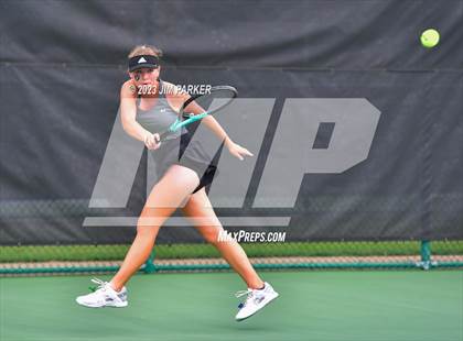 Thumbnail 2 in UIL 4A Girls Team Tennis Semifinals photogallery.