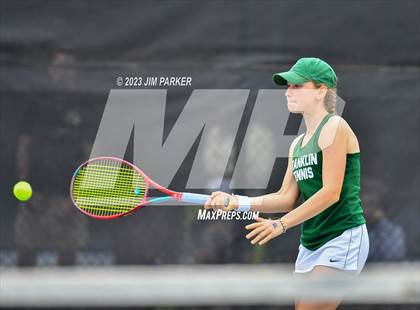 Thumbnail 2 in UIL 4A Girls Team Tennis Semifinals photogallery.