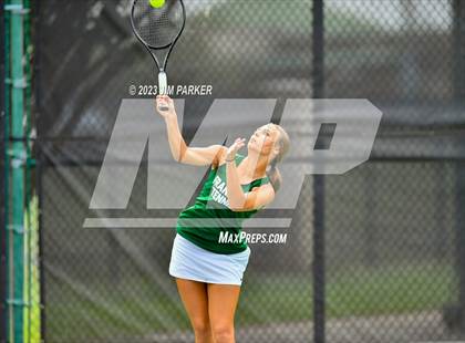 Thumbnail 3 in UIL 4A Girls Team Tennis Semifinals photogallery.