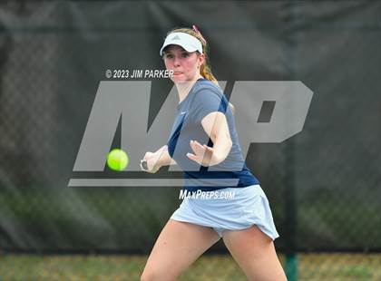 Thumbnail 3 in UIL 4A Girls Team Tennis Semifinals photogallery.