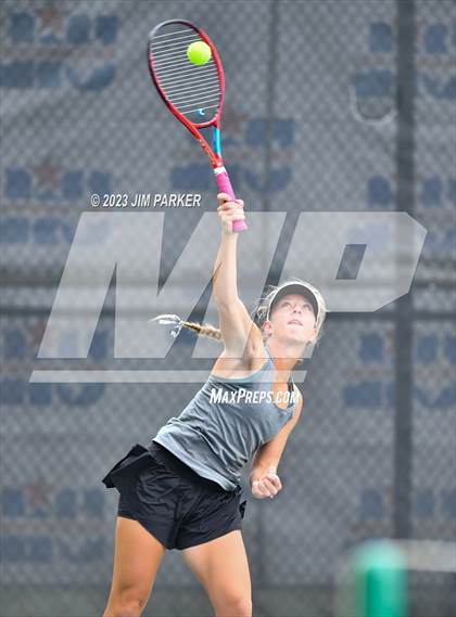 Thumbnail 2 in UIL 4A Girls Team Tennis Semifinals photogallery.