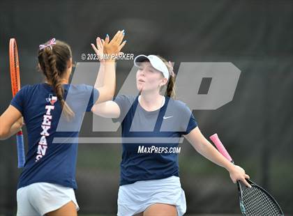 Thumbnail 3 in UIL 4A Girls Team Tennis Semifinals photogallery.