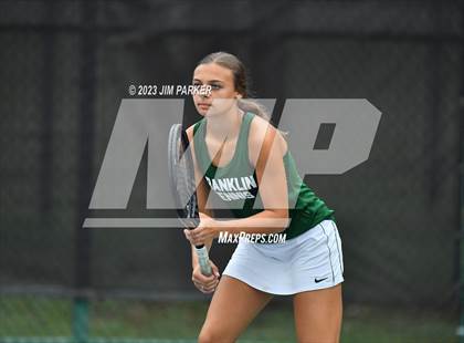 Thumbnail 2 in UIL 4A Girls Team Tennis Semifinals photogallery.