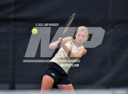 Thumbnail 3 in UIL 4A Girls Team Tennis Semifinals photogallery.