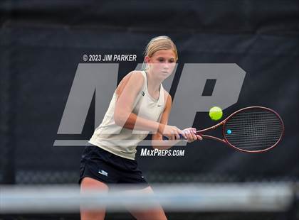 Thumbnail 2 in UIL 4A Girls Team Tennis Semifinals photogallery.