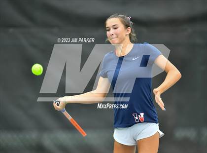 Thumbnail 1 in UIL 4A Girls Team Tennis Semifinals photogallery.