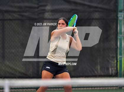 Thumbnail 2 in UIL 4A Girls Team Tennis Semifinals photogallery.