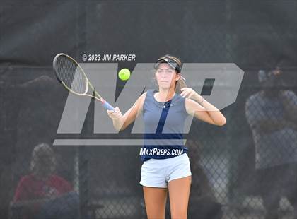 Thumbnail 2 in UIL 4A Girls Team Tennis Semifinals photogallery.