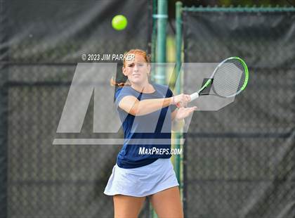 Thumbnail 3 in UIL 4A Girls Team Tennis Semifinals photogallery.