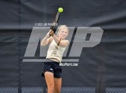 Thumbnail 2 in UIL 4A Girls Team Tennis Semifinals photogallery.