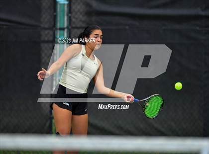 Thumbnail 2 in UIL 4A Girls Team Tennis Semifinals photogallery.