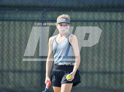 Thumbnail 3 in UIL 4A Girls Team Tennis Semifinals photogallery.
