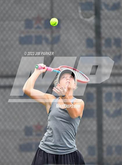 Thumbnail 3 in UIL 4A Girls Team Tennis Semifinals photogallery.