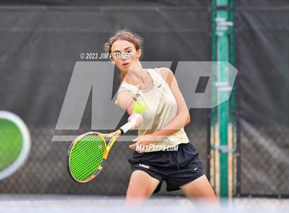 Thumbnail 3 in UIL 4A Girls Team Tennis Semifinals photogallery.