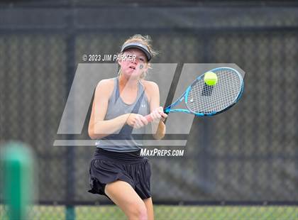Thumbnail 3 in UIL 4A Girls Team Tennis Semifinals photogallery.