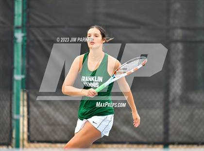 Thumbnail 2 in UIL 4A Girls Team Tennis Semifinals photogallery.