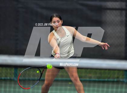Thumbnail 1 in UIL 4A Girls Team Tennis Semifinals photogallery.