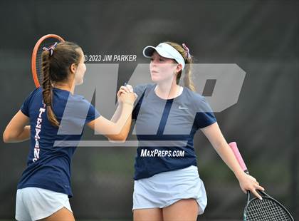 Thumbnail 2 in UIL 4A Girls Team Tennis Semifinals photogallery.