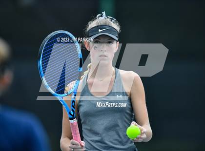 Thumbnail 3 in UIL 4A Girls Team Tennis Semifinals photogallery.