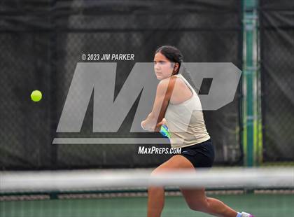 Thumbnail 2 in UIL 4A Girls Team Tennis Semifinals photogallery.