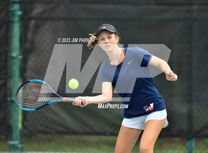 Thumbnail 3 in UIL 4A Girls Team Tennis Semifinals photogallery.