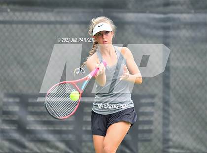 Thumbnail 3 in UIL 4A Girls Team Tennis Semifinals photogallery.