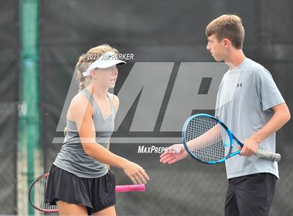 Thumbnail 2 in UIL 4A Girls Team Tennis Semifinals photogallery.