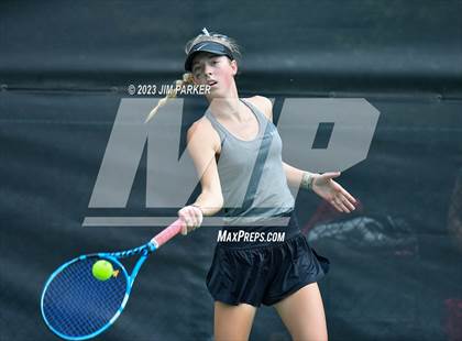 Thumbnail 2 in UIL 4A Girls Team Tennis Semifinals photogallery.