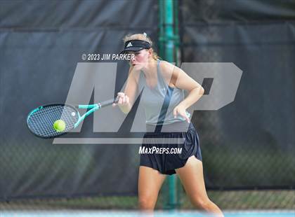 Thumbnail 3 in UIL 4A Girls Team Tennis Semifinals photogallery.
