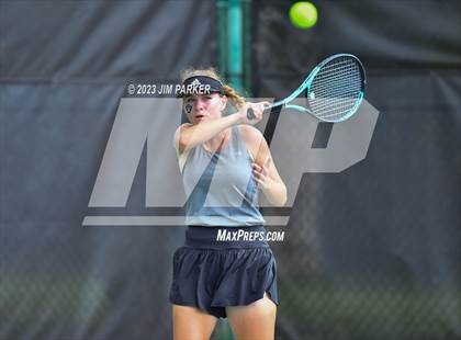 Thumbnail 2 in UIL 4A Girls Team Tennis Semifinals photogallery.