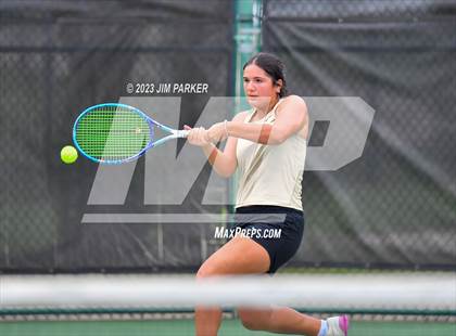 Thumbnail 2 in UIL 4A Girls Team Tennis Semifinals photogallery.