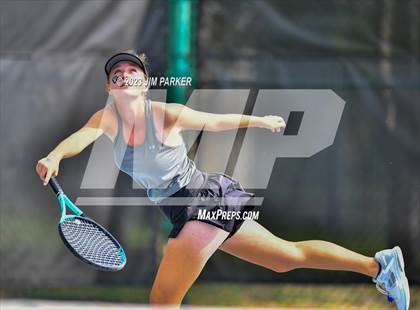 Thumbnail 3 in UIL 4A Girls Team Tennis Semifinals photogallery.